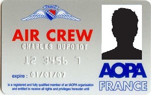 AOPA France Crew Card